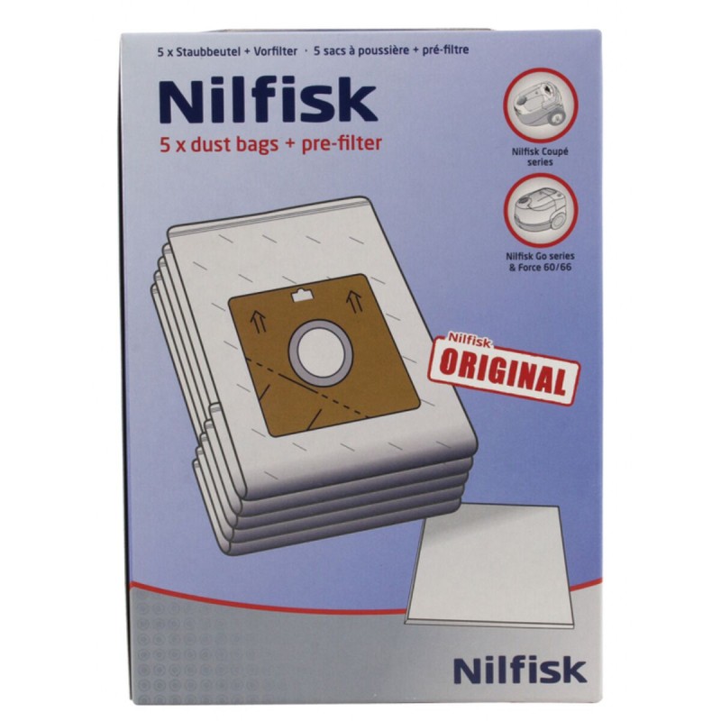 Sacchetto di Ricambio per Aspirapolvere Nilfisk W7-51559 Sacchetto di Ricambio per Aspirapolvere Nilfisk W7-51559