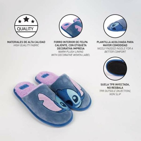 Ciabatte da casa Stitch Azzurro 36-37
