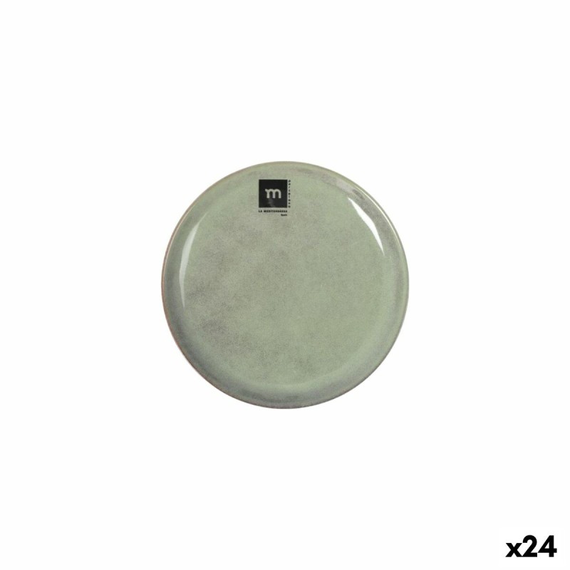Piatto da pranzo La Mediterránea Macarella green Ø 16 cm (24 Unità) Piatto da pranzo La Mediterránea Macarella green Ø 16 cm (24 Unità)