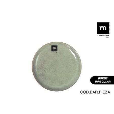 Piatto da pranzo La Mediterránea Macarella green Ø 16 cm (24 Unità)