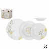 Servizio di Piatti La Mediterránea Reims Rotonda 18 Pezzi (2 Unità)