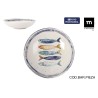 Piatto Fondo La Mediterránea Peixe Ø 21 cm (12 Unità)