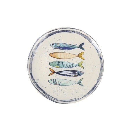 Piatto da pranzo La Mediterránea Peixe Ø 26 cm (6 Unità)