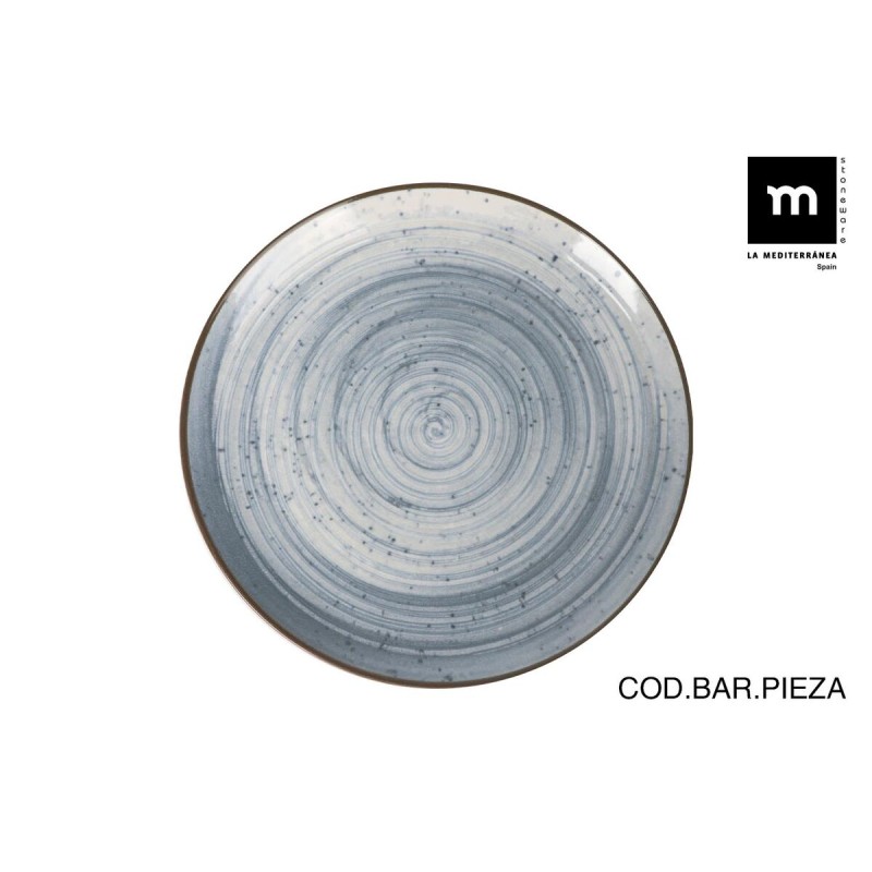 Piatto da pranzo La Mediterránea Swirl Ø 26 cm (6 Unità) Piatto da pranzo La Mediterránea Swirl Ø 26 cm (6 Unità)