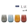 Set di Bicchieri LAV GAIA 4 Pezzi (6 Unità)