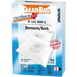 Sacchetto di Ricambio per Aspirapolvere Scanpart M 102 BOM 6 BOMANN BORK 4UD