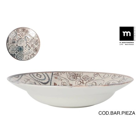 Piatto per Pasta La Mediterránea Grecia Ø 29 cm (6 Unità)