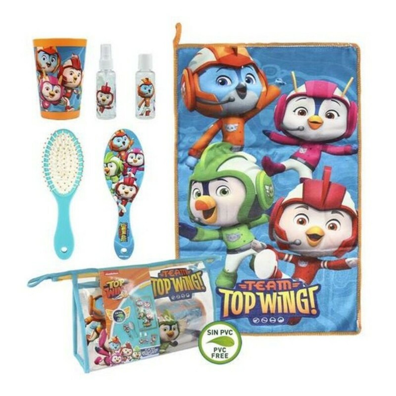 Set da Bagno da Viaggio per Bambini Top Wing 72627 (6 pcs) Turchese Set da Bagno da Viaggio per Bambini Top Wing 72627 (6 pcs) Turchese