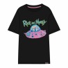 Maglia a Maniche Corte Uomo Rick and Morty Nero