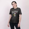 Maglia a Maniche Corte Uomo Snoopy Nero S