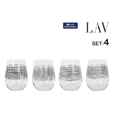 Set di Bicchieri LAV GAIA 4 Pezzi (6 Unità)