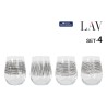 Set di Bicchieri LAV GAIA 4 Pezzi (6 Unità)