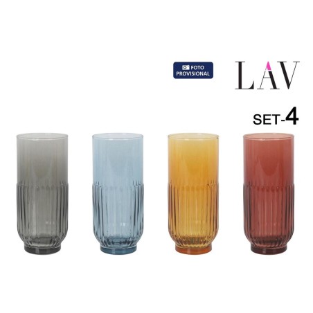 Set di Bicchieri LAV TOKYO 4 Pezzi (6 Unità)