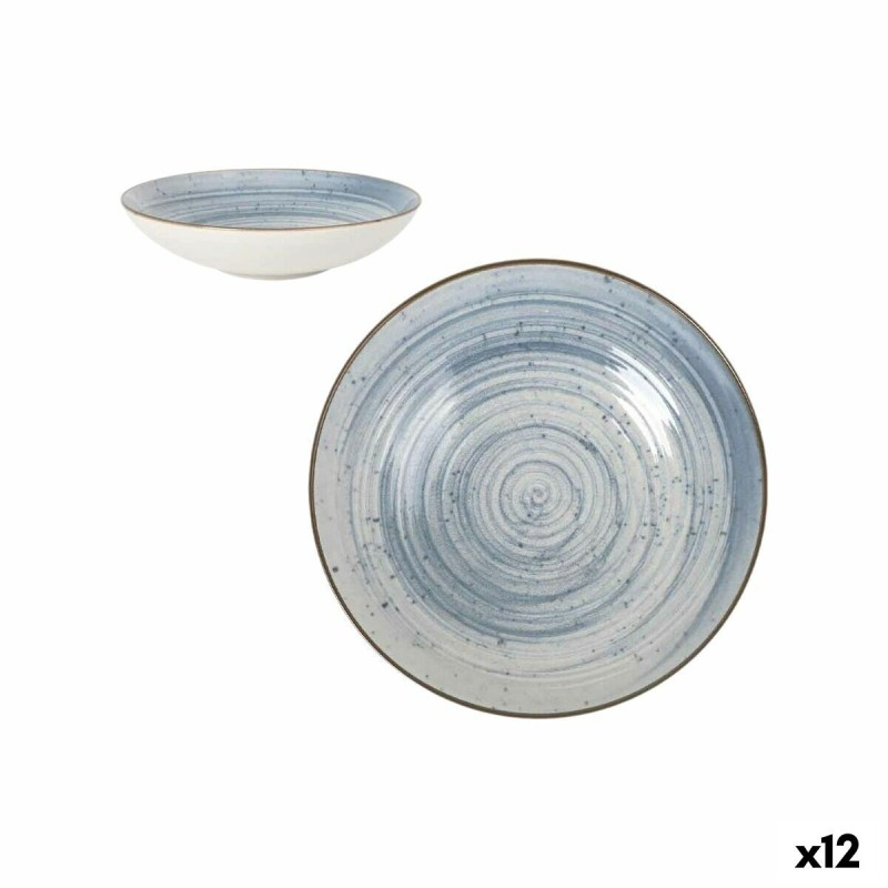 Piatto Fondo La Mediterránea Swirl Ø 21 cm (12 Unità) Piatto Fondo La Mediterránea Swirl Ø 21 cm (12 Unità)
