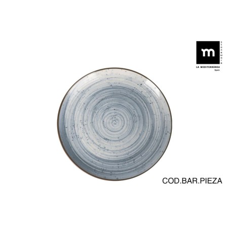 Piatto da Dolce La Mediterránea Swirl Ø 20 cm (12 Unità)