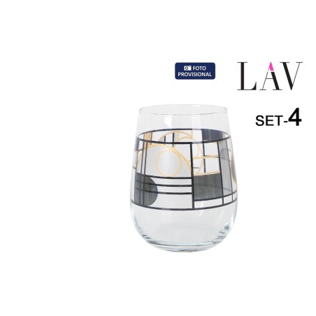 Set di Bicchieri LAV GAIA 4 Pezzi (6 Unità)