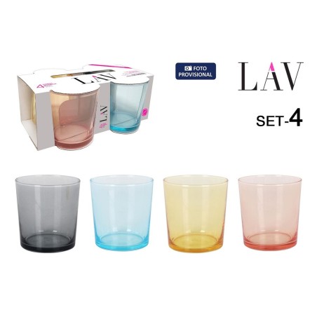 Bicchieri da Birra LAV BDG386PFT4.60 4 Pezzi (6 Unità)
