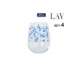 Set di Bicchieri LAV GAIA 4 Pezzi (6 Unità)