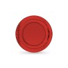 Set di piatti Algon Rosso 18 cm 12 Pezzi (18 Unità)