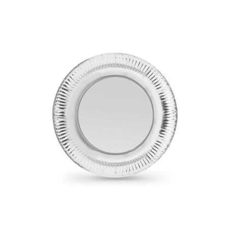 Set di piatti Algon Argentato 18 cm 12 Pezzi (18 Unità)