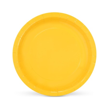 Set di piatti Algon Giallo 20 cm 10 Pezzi (24 Unità)