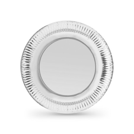 Set di piatti Algon Argentato 23 cm 10 Pezzi (18 Unità)