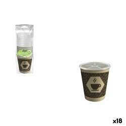 Set di Bicchieri Algon Marrone 120 ml 12 Pezzi (18 Unità)