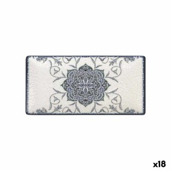 Teglia da Cucina La Mediterránea Rosetta Rettangolare 30 x 15 x 2 cm (18 Unità)