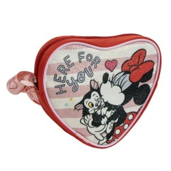 Borsa a Tracolla Minnie Mouse Rosso 15,0 x 14,0 x 4,0 cm