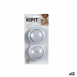 Luce antibuio Kipit EG042 Bianco Nero polipropilene polistirene 2 Pezzi (12 Unità)