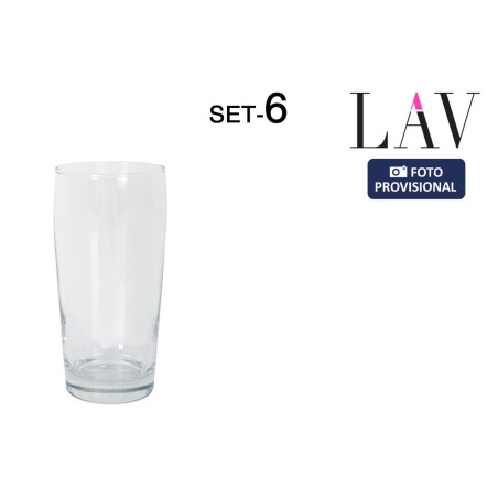 Set di Bicchieri LAV Bardy 6 Pezzi (8 Unità)