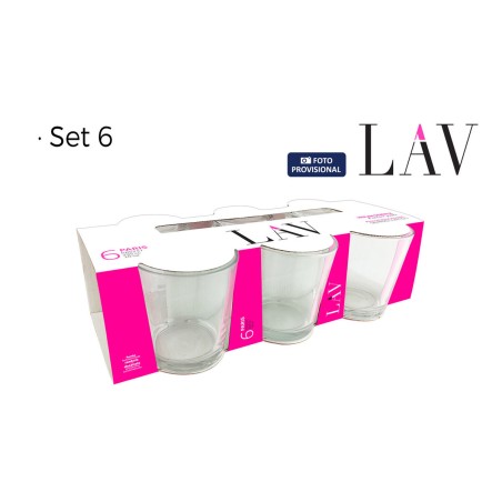 Set di Bicchieri LAV Paris 6 Pezzi (8 Unità)