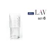 Set di Bicchieri LAV Helen 0,52 l 6 Pezzi (8 Unità)