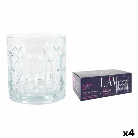 Set di Bicchieri LAV Archie 0,37 L 6 Pezzi (4 Unità)