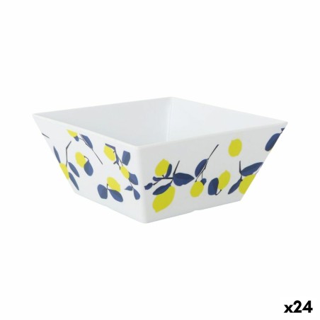Ciotola per Aperitivi La Mediterránea Limone 18 x 18 x 8 cm (24 Unità)