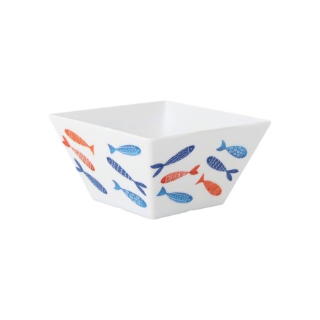 Ciotola per Aperitivi La Mediterránea Pesci 13 x 13 x 7 cm (24 Unità)