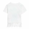 Maglia a Maniche Corte per Bambini Stitch Bianco