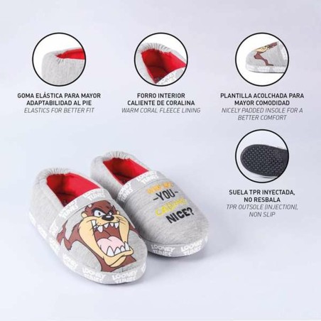 Ciabatte da casa Looney Tunes Grigio chiaro 28-29