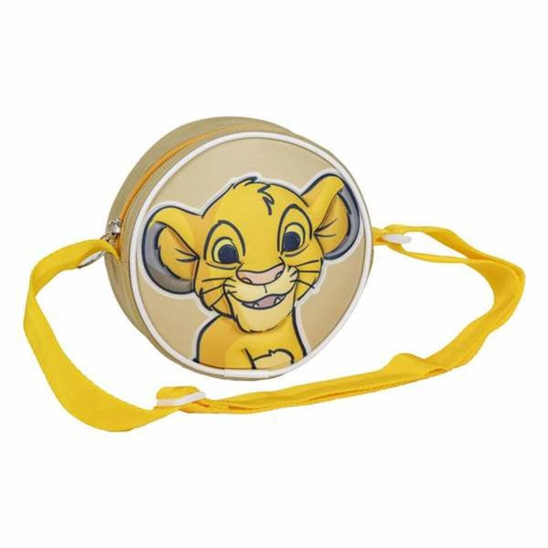Borsa The Lion King Per bambini 13 x 13 x 4 cm Giallo Borsa The Lion King Per bambini 13 x 13 x 4 cm Giallo