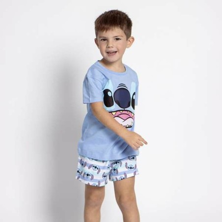 Pigiama Per bambini Stitch Azzurro (6 Anni)