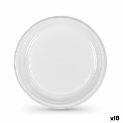 Set di piatti Algon Plastica 20,5 cm 25 Pezzi (18 Unità)