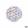 Piatto da pranzo La Mediterránea Pesci 25,5 cm (24 Unità)