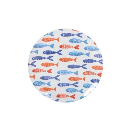 Piatto da pranzo La Mediterránea Pesci 25,5 cm (24 Unità)