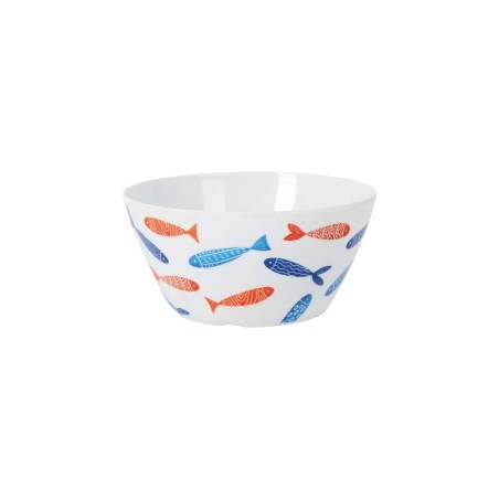 Ciotola per Aperitivi La Mediterránea Pesci 15 x 8 cm (24 Unità)