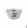 Ciotola La Mediterránea Quttin Vetro 1,1 L 17 x 17 x 10 cm (12 Unità)