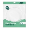Set di piatti Algon Plastica 20,5 cm 25 Pezzi (12 Unità)