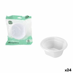 Set da Aperitivo Algon Plastica 250 ml 12 x 12 x 5 cm 12 Pezzi (24 Unità)