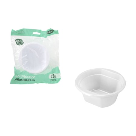 Set da Aperitivo Algon Plastica 250 ml 12 x 12 x 5 cm 12 Pezzi (24 Unità)