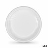 Set di piatti Algon Plastica 20,5 cm 20,5 x 2 cm 12 Pezzi (24 Unità)