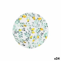 Piatto da pranzo La Mediterránea Limone 25,5 cm (24 Unità)